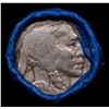 Image 2 : Buffalo Nickel Shotgun Roll in Old Bank Style 'Abbott Coin Counter' Wrapper 1934 & p Mint Ends