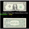 Image 1 : 1963B $1 'Barr Note' Federal Reserve Note Grades vf++