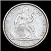 Image 2 : ***Auction Highlight*** 1874-p Seated Liberty Dime 10c Graded ms63+ By SEGS (fc)