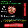 Image 1 : Shotgun Lincoln 1c roll, 1975-p 50 pcs Steel-Strong Wrapper.