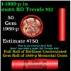Image 1 : Shotgun Lincoln 1c roll, 1989-p 50 pcs Steel-Strong Wrapper.