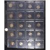 Image 3 : Huge Liifetime Collection - Too Many Coins To Auction Individually - This Lot is For One Page of 20 
