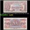Image 1 : 1950 Great Britain 1 pound Military Payment Note  P# m22A Grades Gem+ CU