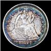 Image 2 : ***Auction Highlight*** 1854-o Arrows Seated Liberty Dime 10c Graded ms63+ By SEGS (fc)