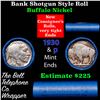 Image 1 : Buffalo Nickel Shotgun Roll in Old Bank Style 'Nathan's' Wrapper 1930 & p Mint Ends