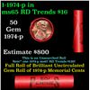 Image 1 : Shotgun Lincoln 1c roll, 1974-p 50 pcs Steel-Strong Wrapper.