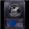 Image 3 : Proof 1972-s Silver Eisenhower Dollar $1 Graded pr69+ DCAM BY SEGS