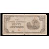 Image 2 : 1942 Philippines 50 Centavos Note P# 105A Grades vf+