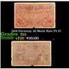 Image 1 : 1918 Germany 20 Mark Note P# 57 Grades f+