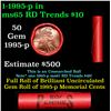 Image 1 : Shotgun Lincoln 1c roll, 1995-p 50 pcs Steel-Strong Wrapper.