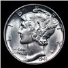 Image 2 : 1941-p Mercury Dime 10c Grades GEM+ FSB
