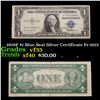 Image 1 : 1935F $1 Blue Seal Silver Certificate Fr-1615 Grades vf++
