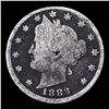 Image 2 : 1883 cents Liberty Nickel 5c Grades vg, very good
