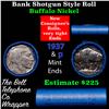 Image 1 : Buffalo Nickel Shotgun Roll in Old Bank Style 'Nathan's' Wrapper 1937 & p Mint Ends