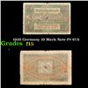 Image 1 : 1920 Germany 10 Mark Note P# 67A Grades f+