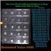 Image 1 : Huge Liifetime Collection - Too Many Coins To Auction Individually - This Lot is For One Page of 20 