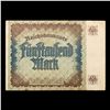 Image 3 : 1922 Fourth Issue Germany (Weimar) 5000 Marks Post-WWI Hyperinflation Banknote P# 81a, Watermark: G/