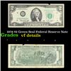 Image 1 : 1976 $2 Green Seal Federal Reserve Note Grades vf details