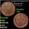 Image 1 : 1812 EMHM Russia 2 Kopeks C# 118.3 Grades vf++