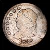 Image 2 : 1833 Capped Bust Half Dime 1/2 10c Grades vg details