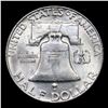 Image 3 : 1953-d Franklin Half Dollar 50c Grades Select Unc FBL