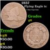 Image 1 : 1857 Flying Eagle Cent 1c Grades g+