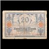 Image 2 : 1915 Imperial Germany 20 mark Note P# 63 Grades vf+