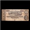 Image 2 : 1864 $10 Confederate Note, T68 Grades vf+