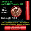 Image 1 : Shotgun Lincoln 1c roll, 1958-d 50 pcs Steel-Strong Wrapper.