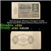 Image 1 : 1922 Germany (Weimar) "Vampire" 10,000 Marks Post-WWI Hyperinflation Banknote P# 71 Grades vf++