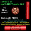 Image 1 : Shotgun Lincoln 1c roll, 1962-d 50 pcs Steel-Strong Wrapper.