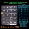 Image 1 : Huge Liifetime Collection - Too Many Coins To Auction Individually - This Lot is For One Page of 20 