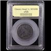 Image 4 : ***Auction Highlight*** 1810/09 Classic Head Large Cent 1c Graded vf++ BY USCG (fc)
