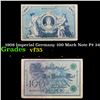 Image 1 : 1908 Imperial Germany 100 Mark Note P# 34 Grades vf++