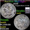 Image 1 : ***Auction Highlight*** 1829 Capped Bust Half Dime 1/2 10c Graded ms62 By SEGS (fc)