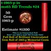 Image 1 : Shotgun Lincoln 1c roll, 1965-p 50 pcs Steel-Strong Wrapper.