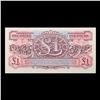 Image 3 : Set of 2 Concecutive 1950 Great Britain 1 pound Military Payment Note  P# m22A Grades CU