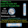 Image 1 : Shotgun Jefferson 5c roll, 2002-p 40 pcs Dunbar Wrapper
