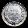 Image 3 : 1920 Maine Old Commem Half Dollar 50c Grades Choice Unc