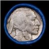 Image 2 : Buffalo Nickel Shotgun Roll in Old Bank Style 'Abbott Coin Counter' Wrapper 1935 & p Mint Ends