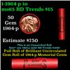 Image 1 : Shotgun Lincoln 1c roll, 1964-p 50 pcs Steel-Strong Wrapper.