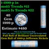 Image 1 : Shotgun Jefferson 5c roll, 1999-p 40 pcs Dunbar Wrapper