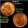 Image 1 : 1946-d Lincoln Cent 1c Grades GEM++ Unc RD