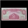 Image 2 : 2x Consecutive 1962 ND 4th Series British Armed Forces 1 Pound Special Vouchers, All CU! P# M36a Gra