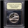 Image 2 : Proof 1992-s Olympic Modern Commem Half Dollar 50c Graded GEM++ Proof Deep Cameo By USCG