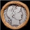 Image 2 : ***Auction Highlight*** Old 50c Roll $10 Halves Solid Barber Half dollar Roll with 1909 & D  Ends (f