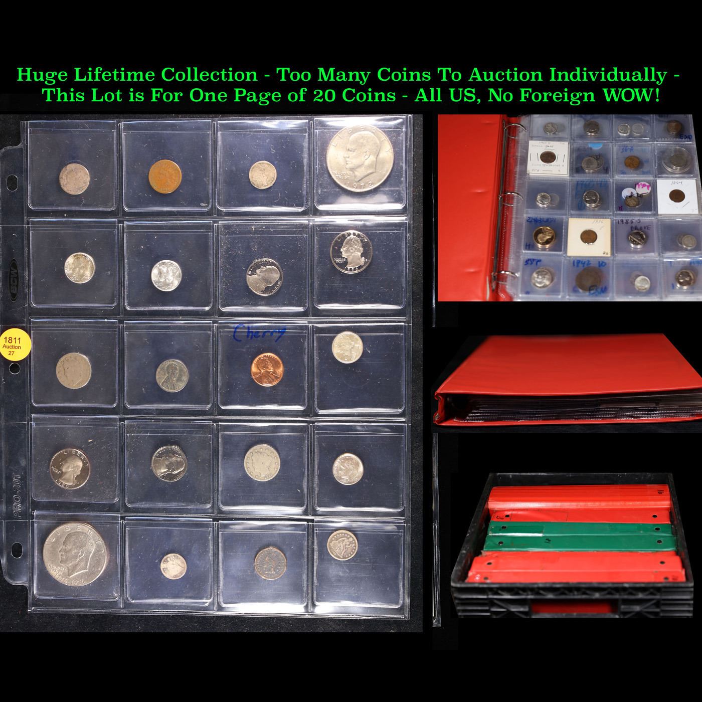 View Large Coin Collection Huge Liifetime Collection - Too Many Coins To Auction Individually ...