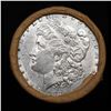 Image 2 : ***Auction Highlight***  AU/BU Slider PBRW Shotgun Morgan $1 Roll 1880 & S Ends Virtually UNC (fc)