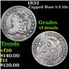 Image 1 : 1832 Capped Bust Half Dime 1/2 10c Grades vf details
