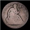 Image 2 : 1853 Arrows & Rays Seated Half Dollar 50c Grades vg, very good